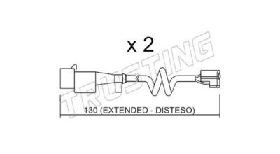SENZOR DE AVERTIZARE UZURA PLACUTE DE FRANA