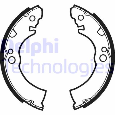 Комплект тормозных колодок DELPHI LS1289 для ALFA ROMEO ARNA