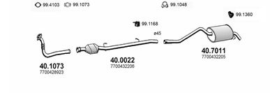 Układ wydechowy ASSO ART2032