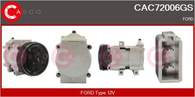CASCO CAC72006GS Компрессор кондиционера  для FORD MONDEO II седан (BFP) 1.8 TD