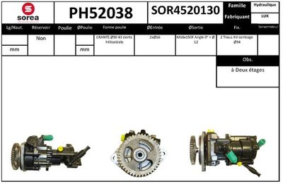 HYDRAULIKPUMPE LENKUNG
