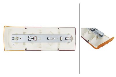 Achterlicht Links/Rechts (P21/5W/P21W, 12V, met indicator, anti-fog licht, achteruitrijlicht, met stoplicht, parkeerlicht, geen reflector)