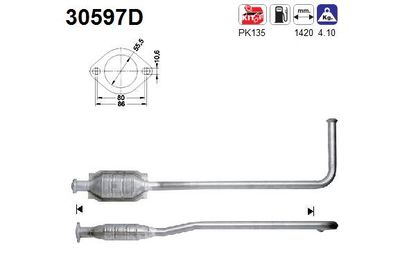 Katalizator AS 30597D