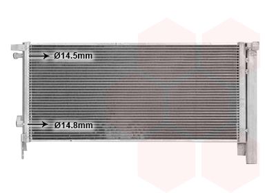 VAN WEZEL 53015715 Радиатор кондиционера  для TOYOTA RAV 4 (Тойота Рав 4)