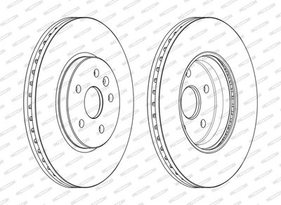 BREMSSCHEIBE FERODO DDF2385C 1