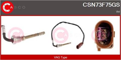 SENZOR TEMPERATURA GAZE EVACUARE