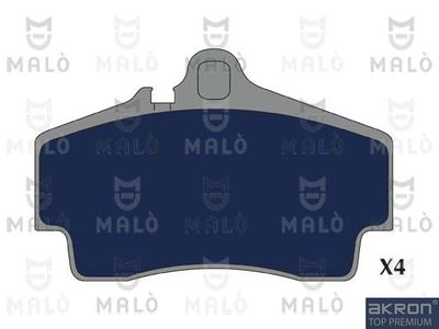 Комплект тормозных колодок, дисковый тормоз AKRON-MALÒ 1051321 для PORSCHE CAYMAN