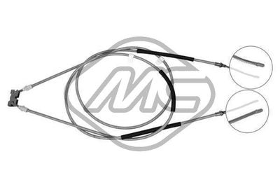 Тросик, cтояночный тормоз Metalcaucho 81797 для FORD FIESTA