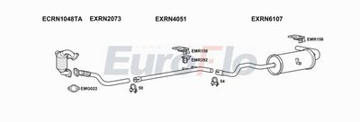 Układ wydechowy EUROFLO RNSCE15D6004A00