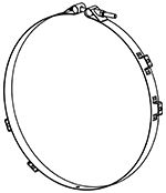 HALTERING SCHALLDäMPFER DINEX 21909