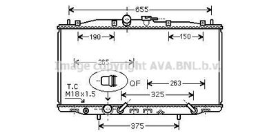 PRASCO HD2179 Крышка радиатора  для HONDA ACCORD (Хонда Аккорд)