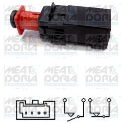 MEAT & DORIA 35067 Выключатель стоп-сигнала  для OPEL SIGNUM (Опель Сигнум)