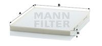 Фильтр, воздух во внутренном пространстве MANN-FILTER CU 2434 для KIA MOHAVE