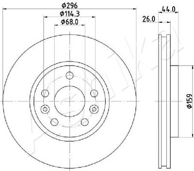 DISC FRANA ASHIKA 60011000C 1