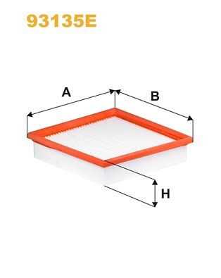 Filter, cabin air 93135E