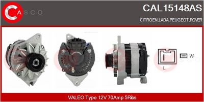 GENERATOR / ALTERNATOR CASCO CAL15148AS