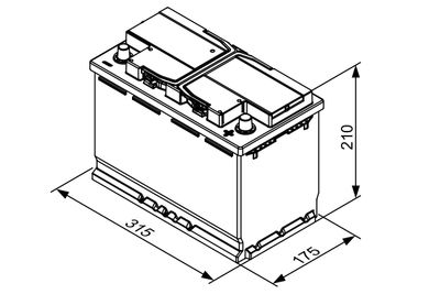 Starter Battery 0 092 T30 320