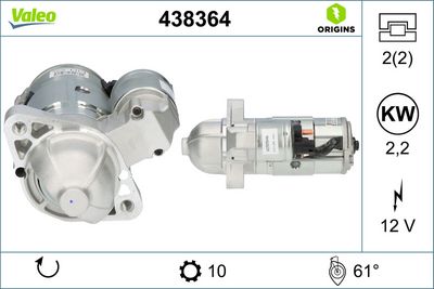 стартер VALEO 438364