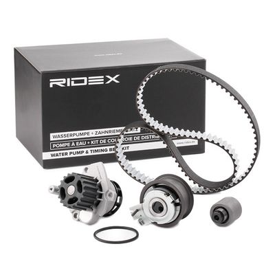 водна помпа+ к-кт ангренажен ремък RIDEX 3096W0307
