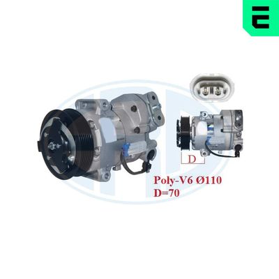 COMPRESOR CLIMATIZARE ERA 670046