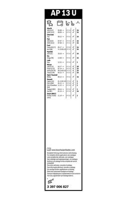 LAMELA STERGATOR BOSCH 3397006827 6