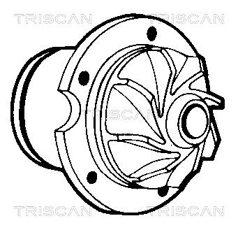 Водяной насос, охлаждение двигателя TRISCAN 8600 23028 для MERCEDES-BENZ COUPE
