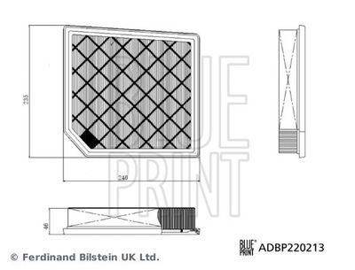 BLUE PRINT Air Filter ADBP220213