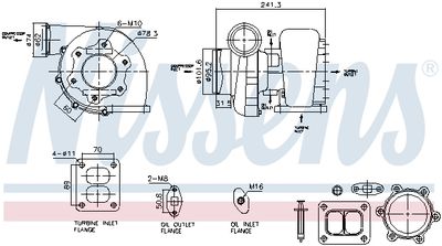 Turboaggregat NISSENS 93597