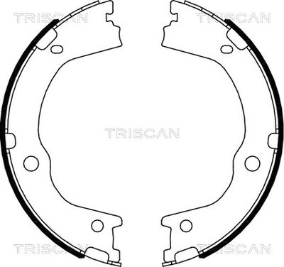 Комплект тормозных колодок TRISCAN 8100 43027 для HYUNDAI SANTA FE