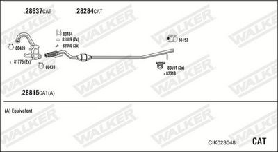 Изпускателна система WALKER CIK023048