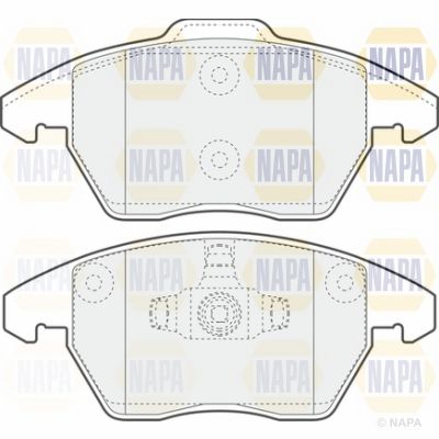 Brake Pad Set NAPA NBP1176