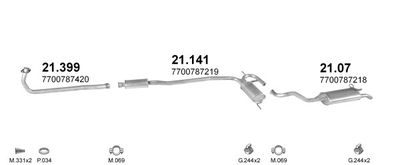 SISTEM DE ESAPAMENT POLMO POLMO00827