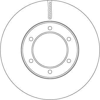 BREMSSCHEIBE TRW DF7412 1
