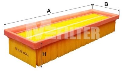 MFILTER K 424 Воздушный фильтр  для PEUGEOT 106 (Пежо 106)