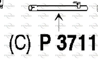 Rura wydechowa FENNO P3711