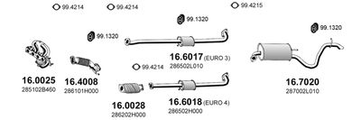 Układ wydechowy ASSO ART4726