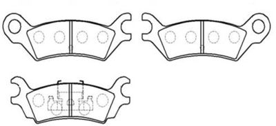 Комплект тормозных колодок, дисковый тормоз HSB GOLD HP8243 для MAZDA 929