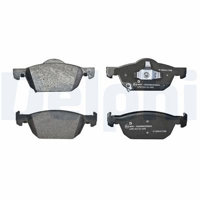 Remblokken set Voor , past: HONDA ACCORD VIII, CIVIC IX, CIVIC X 1.0-2.4 06.08-12.22