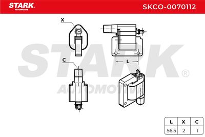запалителна бобина STARK SKCO-0070112