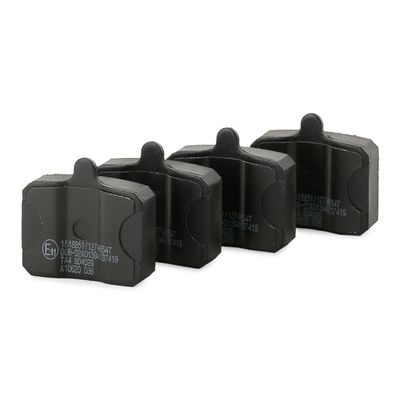 комплект спирачно феродо, дискови спирачки RIDEX 402B1128