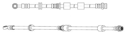 Тормозной шланг CEF 512783 для CITROËN C-CROSSER