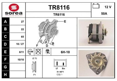 GENERATOR SNRA TR8116