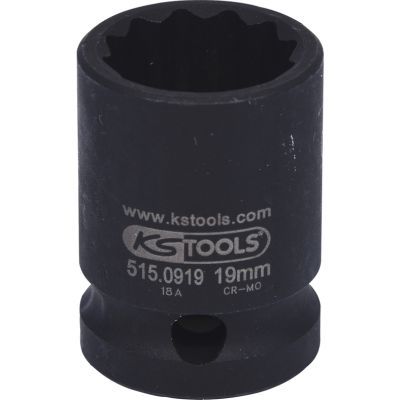 Ks Tools - Kovaný nástrčkový orech 12-hran 1/2" 19mm