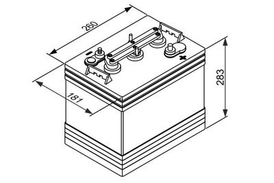 BOSCH Starterbatterie