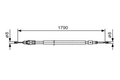 BOSCH Seilzug, Feststellbremse
