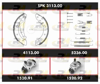 Bremsensatz, Trommelbremse