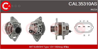 GENERATOR / ALTERNATOR CASCO CAL35310AS