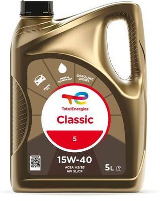 Motorový olej Total Classic 5 15W-40 5L