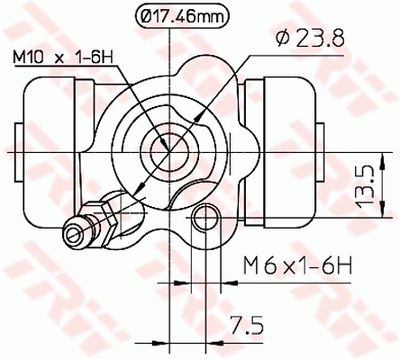 Wheel Brake Cylinder BWA155