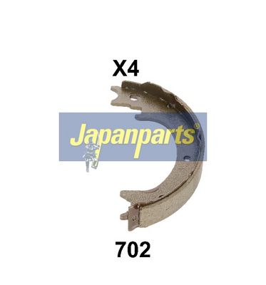 Sada brzdových čelistí JAPANPARTS GF-702AF